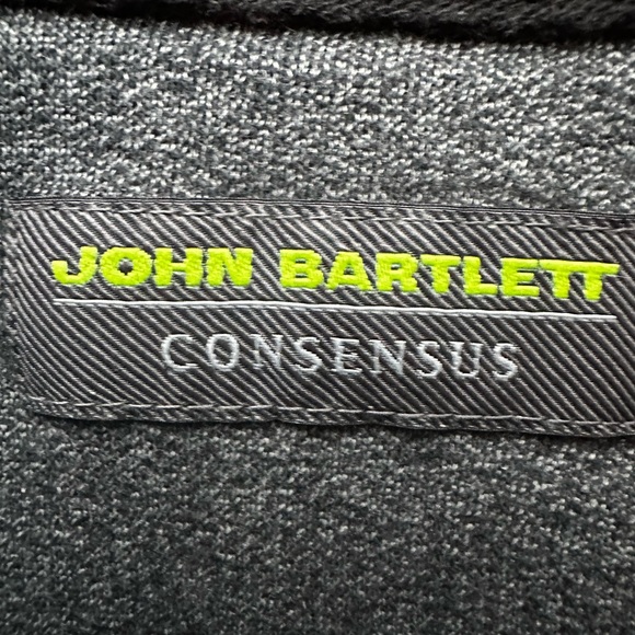 Men's John Bartlett Consensus Gray Cotton blend 1/4 Zip Size‎ XL quarter zip - Picture 5 of 10